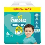 Pampers Baby Dry Size 6 Nappies Jumbo+ Pack (62 Piece)